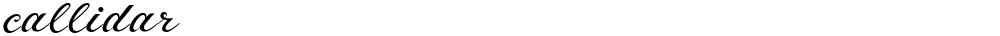 callidar