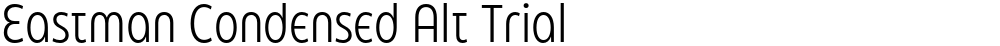 Eastman Condensed Alt Trial