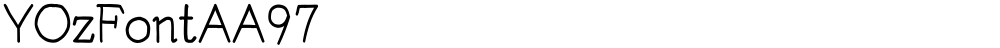 YOzFontAA97