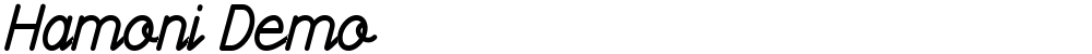 Hamoni Demo
