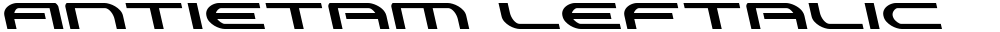 Antietam Leftalic