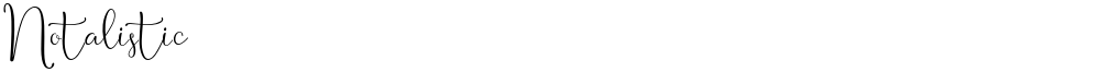 Notalistic