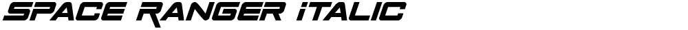 Space Ranger Italic
