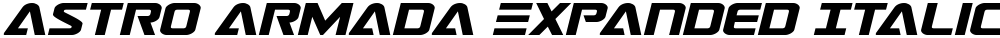Astro Armada Expanded Italic