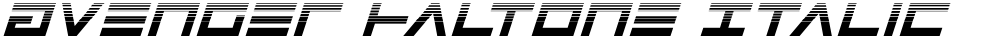 Avenger Haltone Italic