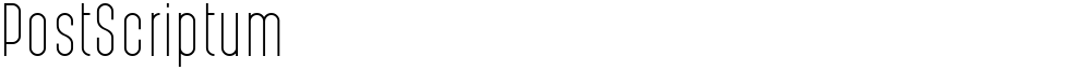 PostScriptum