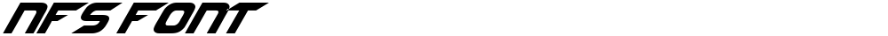 NFS font