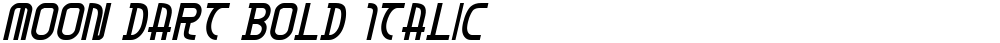 Moon Dart Bold Italic