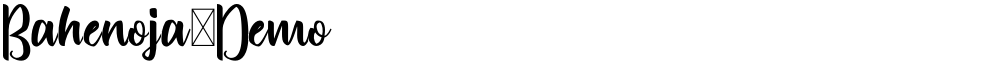 Bahenoja-Demo
