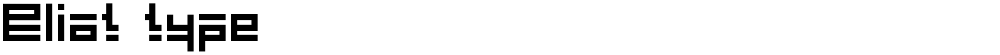 Eliot type
