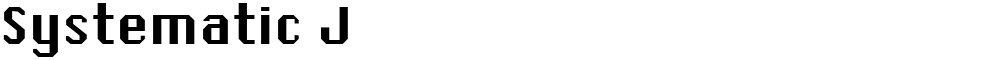 Systematic J