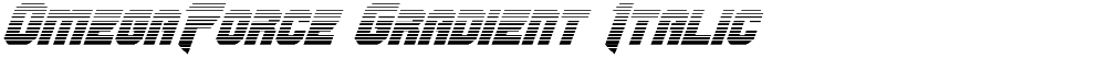 OmegaForce Gradient Italic