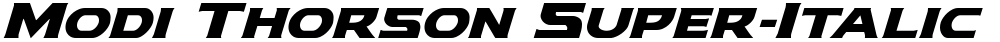 Modi Thorson Super-Italic