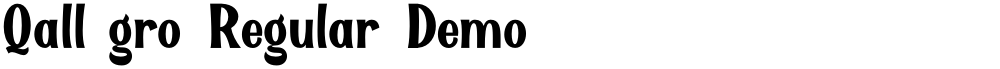 Qallégro Regular Demo