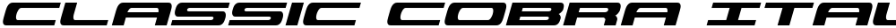 Classic Cobra Italic
