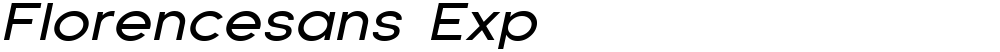 Florencesans Exp