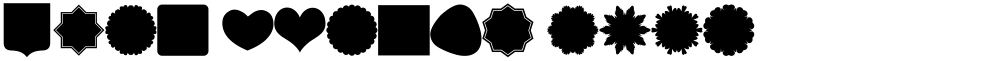 Font Shapes 2019