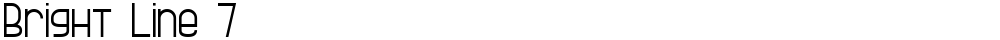 Bright Line 7
