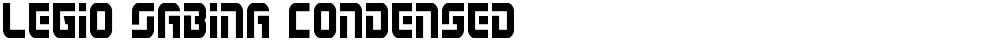 Legio Sabina Condensed