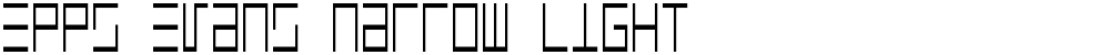 Epps Evans Narrow Light