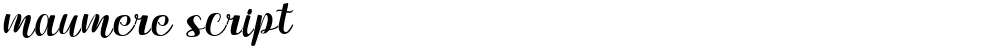 maumere script