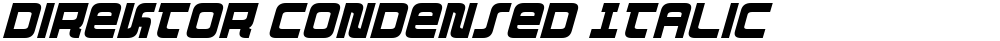 Direktor Condensed Italic