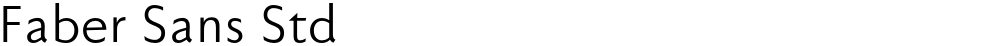 Faber Sans Std
