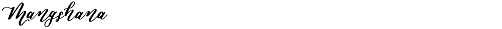 Mangshana