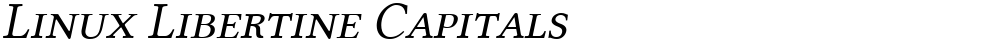 Linux Libertine Capitals