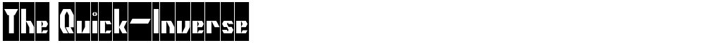 The Quick-Inverse