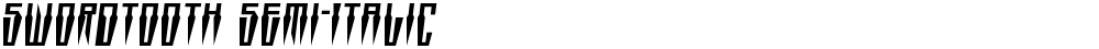 Swordtooth Semi-Italic