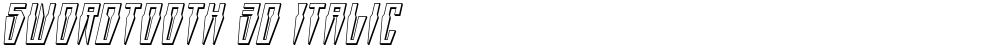 Swordtooth 3D Italic