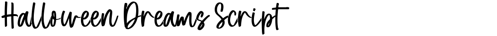 Halloween Dreams Script