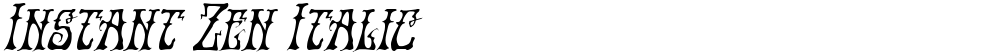 Instant Zen Italic