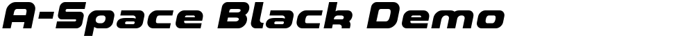 A-Space Black Demo