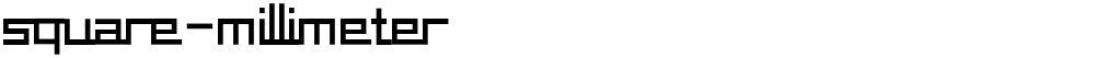 square-millimeter
