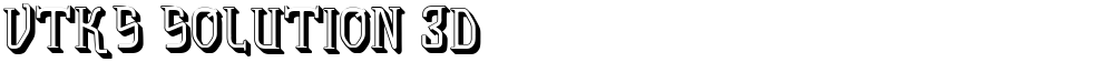 vtks solution 3d