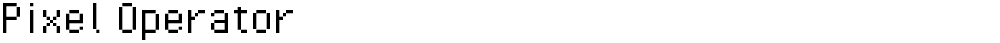 Pixel Operator