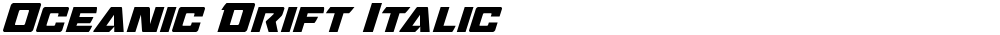 Oceanic Drift Italic