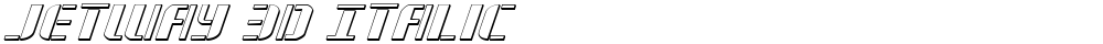 Jetway 3D Italic