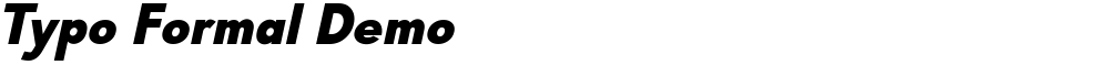 Typo Formal Demo