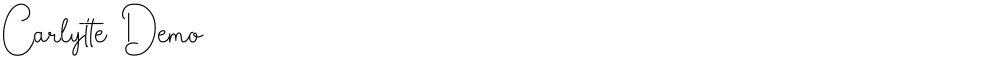 Carlytte Demo