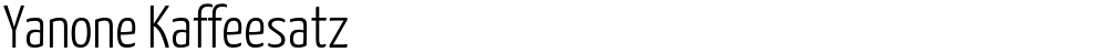 Yanone Kaffeesatz