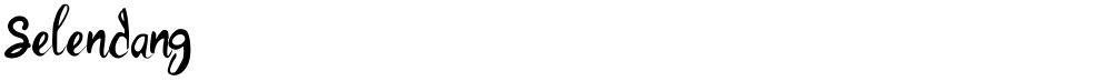 Selendang