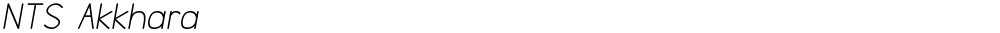 NTS Akkhara