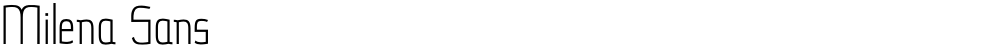 Milena Sans