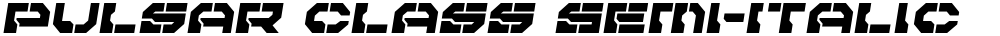 Pulsar Class Semi-Italic