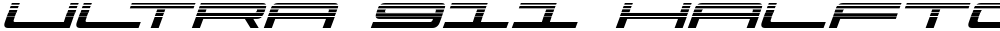 Ultra 911 Halftone Italic