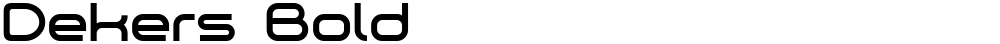 Dekers_Bold