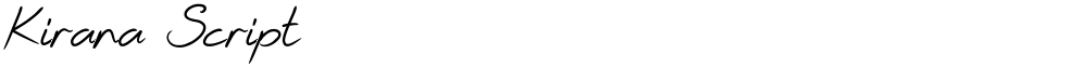Kirana Script